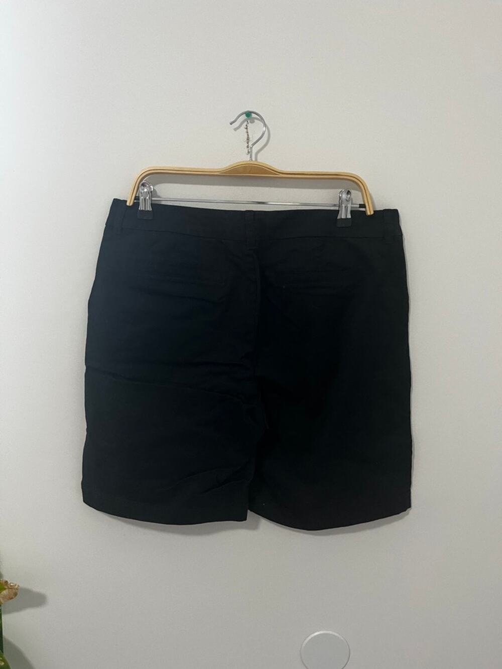 J. Crew Black Bermuda Chino Shorts Size 12